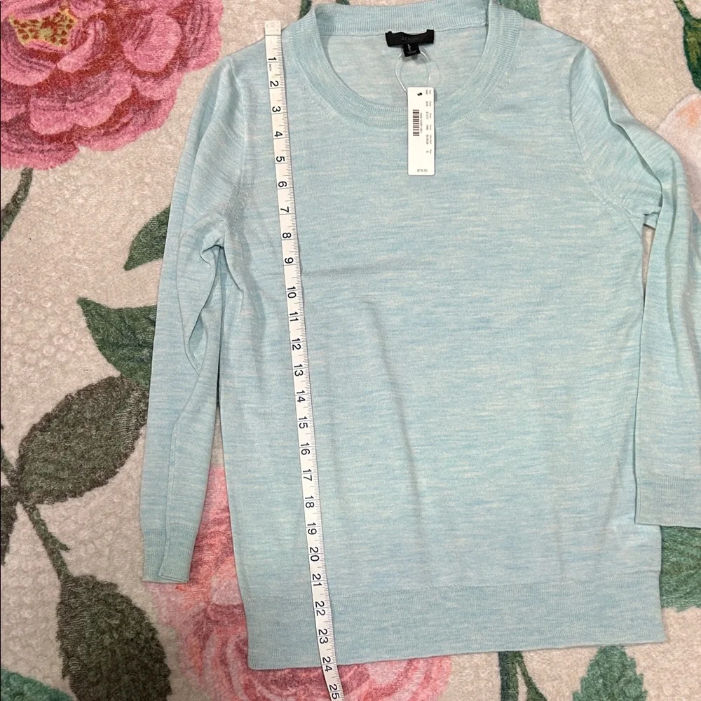 J. Crew Light Blue Crewneck Sweater